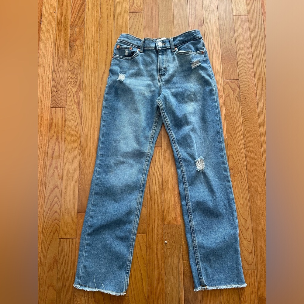 Levi’s LOW PRO JEANS‎ distressed girls 12